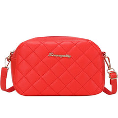 ladies Bag Christmas White Shoulder Bag Rhombus Crossbody Bag Fashionable Bag For Women