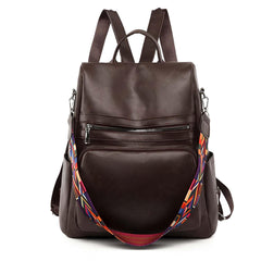 Xshe Women's Backpack, Cross Border Anti-Theft Simple Travel Bag