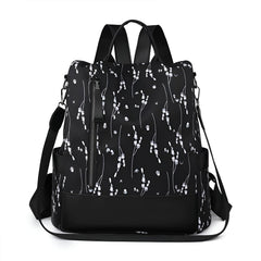 Xshe Women's Floral Backpack – Breathable Travel Bag with Soft Build and Smart Storage