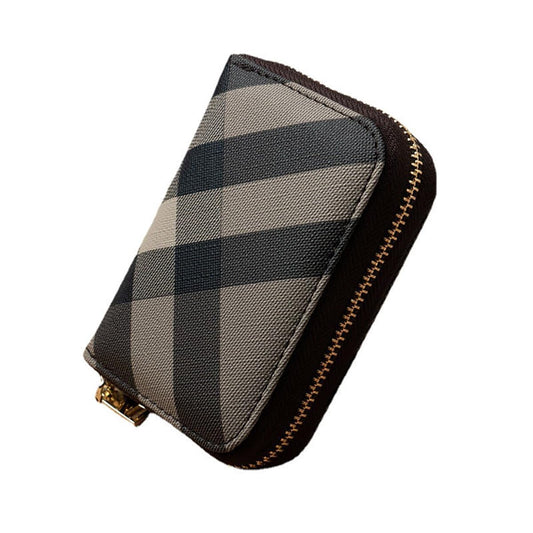 Fashion Women's Card Bag Zipper Small Coin Purse Male and Female Organ Credit Card Holder Multi-Card Driver's License Holder