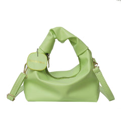 Women's Portable Pleated Bag Trend Fashion Girl Shoulder Bag Simple Mobile Phone Coin Purse Messenger Bag