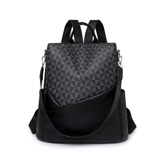 Xshe Women's Backpack Printing Fashionable all-Match Ladies Bag