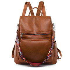 Xshe Women's Backpack, Cross Border Anti-Theft Simple Travel Bag