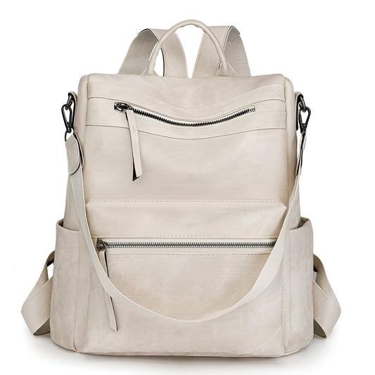 Xshe Women's Fashionable Backpack, Dual-purpose Anti-theft Bag