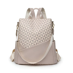 Xshe Women's Backpack Printing Fashionable all-Match Ladies Bag