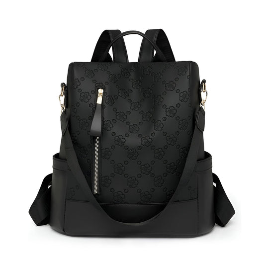 Xshe Women's Backpack – Flower Pattern Fashionable Bag