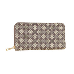 Xshe Women's Round Pattern, Zip-Around  Wallet with, card slots and Coin Holder