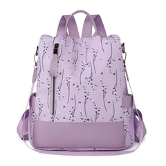 Xshe Women's Floral Backpack – Breathable Travel Bag with Soft Build and Smart Storage