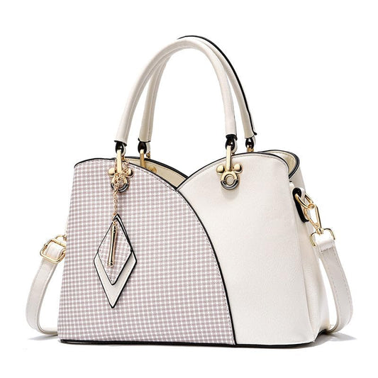 Women's Leather Chex Design Shoulder Bag Suitable Gift for a festival,occasion,Birthday