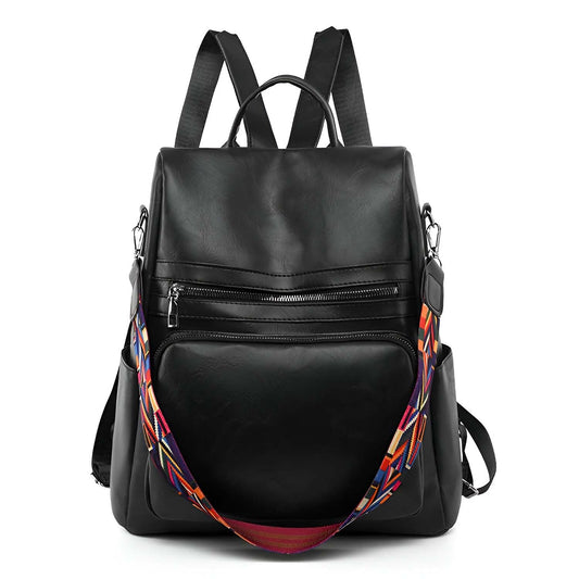Xshe Women's Backpack, Cross Border Anti-Theft Simple Travel Bag