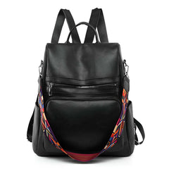 Xshe Women's Backpack, Cross Border Anti-Theft Simple Travel Bag
