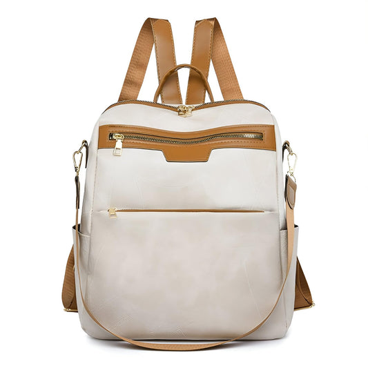 Xshe Women's Backpack With Printed Design, Crossbody Travel Bag