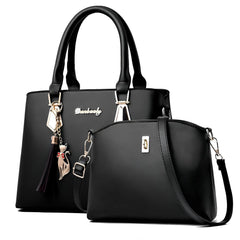 Xshe Women's 2-Piece Handbag & Crossbody Bag Set | Stylish PU Leather Bag