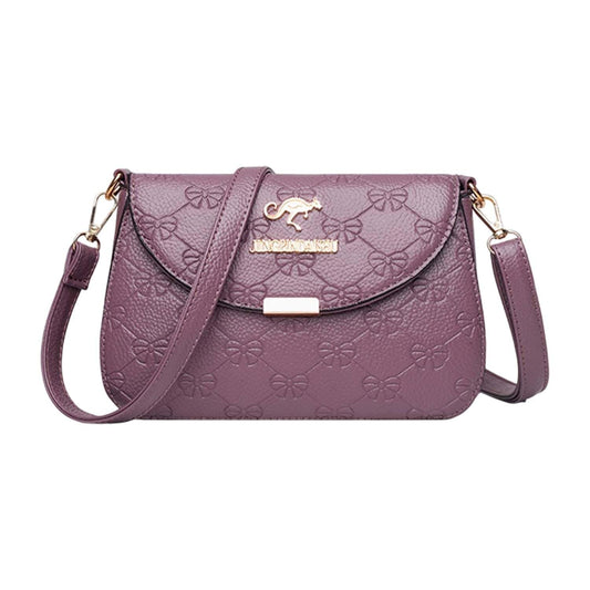 Xshe Women's Pu Leather Material With Cross-Border Pattern, Sling Bag