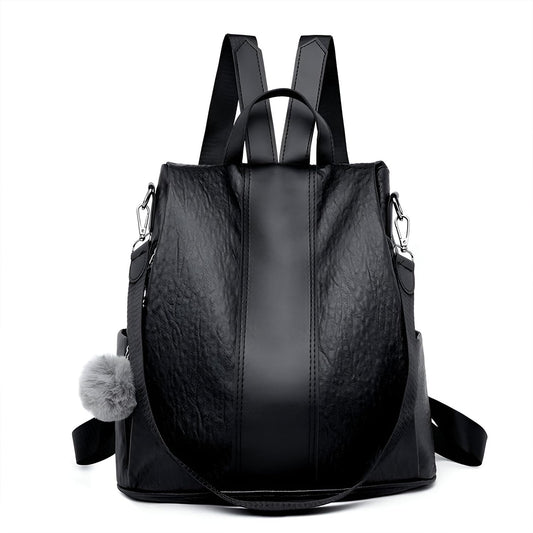 Xshe Women Stylish Travel Backpack – Waterproof, Solid Color Design with Soft Handle