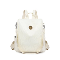 Xshe Women's New Woven Pattern Large Capacity Backpack