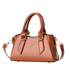 Xshe Women's Handbag,Pillow Design, Shoulder Messenger Bag with Gold Hardware