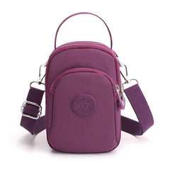 Xshe Women's Nylon Material With Simple Pattern, Mini Sling Bag