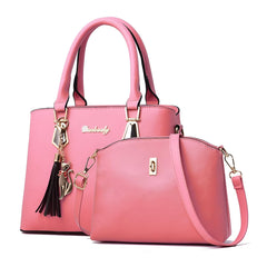 Xshe Women's 2-Piece Handbag & Crossbody Bag Set | Stylish PU Leather Bag