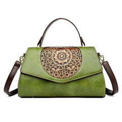 Xshe Women Elegant Retro Handbag – Large Capacity Cover-Style Shoulder Bag