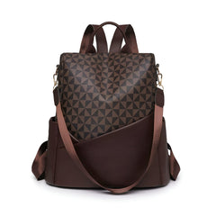 Xshe Women's Backpack Printing Fashionable all-Match Ladies Bag