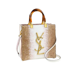 Xshe Women's Handbag | Stylish Vertical Square Tote with Zipper | Elegant Daily Bag for Office & Casual Use