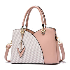 Women's Leather Chex Design Shoulder Bag Suitable Gift for a festival,occasion,Birthday