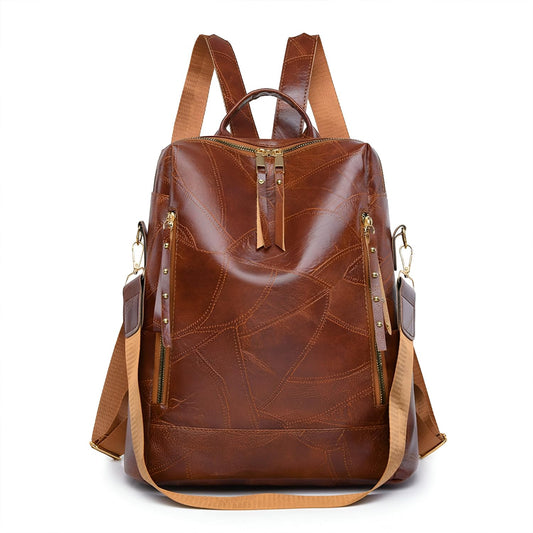 Xshe Women Soft Plaid Backpack – Lightweight Travel Bag with Digging Outer Bag Design