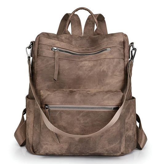 Xshe Women's Fashionable Backpack, Dual-purpose Anti-theft Bag