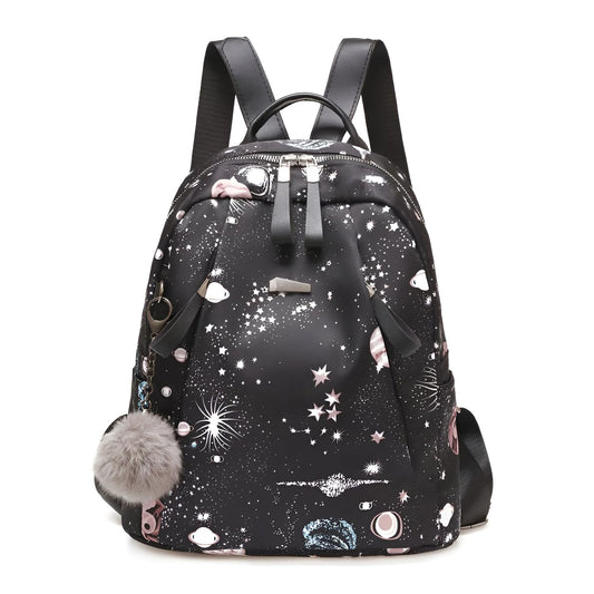 Xshe Women's Fashionable Backpack with Soft Structure, Zipper Closure, and Multiple Pockets for Daily Use