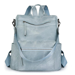 Xshe Women's Fashionable Backpack, Dual-purpose Anti-theft Bag