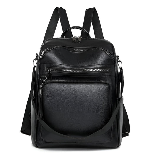 Xshe Women Soft Backpack – Breathable Daily Bag with Neat Stitching & Interior Pockets