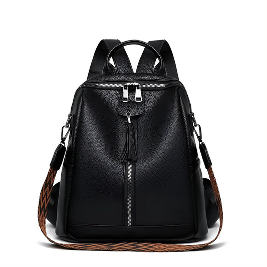 Xshe Women's Cross-Border Retro Tassel Fashion Backpack