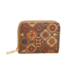 Xshe Women's, Zip-Around  Bohemian Style Wallet , Card and Coin Holder