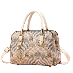 Xshe Women Stylish Tote Bag with Contrasting Colors – Medium Capacity Daily Shoulder Handbag