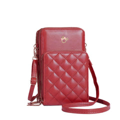 Lingge Mobile Phone Bag Fashionable Blue Versatile Mobile Phone Bag Ladies Shoulder Bag