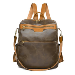 Xshe Women's Backpack With Printed Design, Crossbody Travel Bag