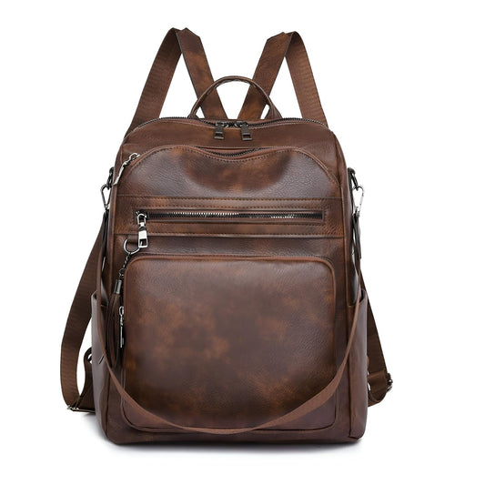 Xshe Women's Fashion Soft Backpack, Crossbody & Shoulder Travel Bag