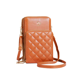 Lingge Mobile Phone Bag Fashionable Blue Versatile Mobile Phone Bag Ladies Shoulder Bag