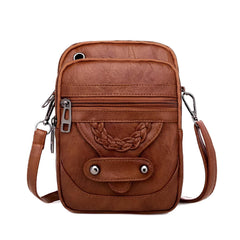 Xshe Women's Pu Leather Material With Western Style Pattern, Sling Bag