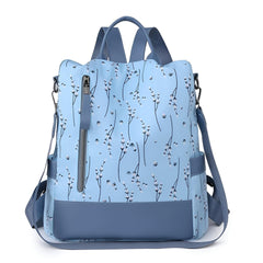 Xshe Women's Floral Backpack – Breathable Travel Bag with Soft Build and Smart Storage