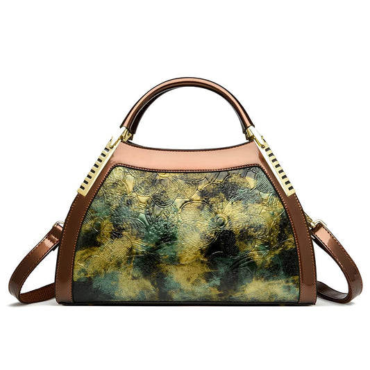 Xshe Elegant Women Printed Shell Handbag – Stylish Crossbody & Shoulder Bag With Zipper Closure