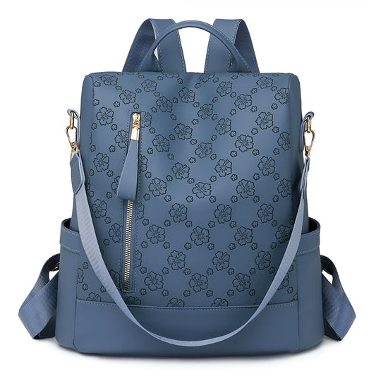 Xshe Women's Backpack – Flower Pattern Fashionable Bag