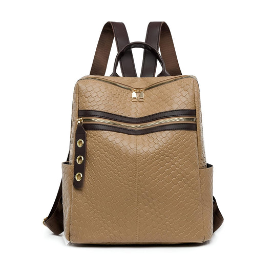 Xshe Women's Soft Woven Backpack | Water-Repellent Cross-Border Travel Bag