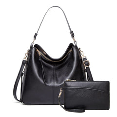2 Piece Women's Bag,Clutch Bag,Cross-Border Portable PU Shoulder Casual Bag